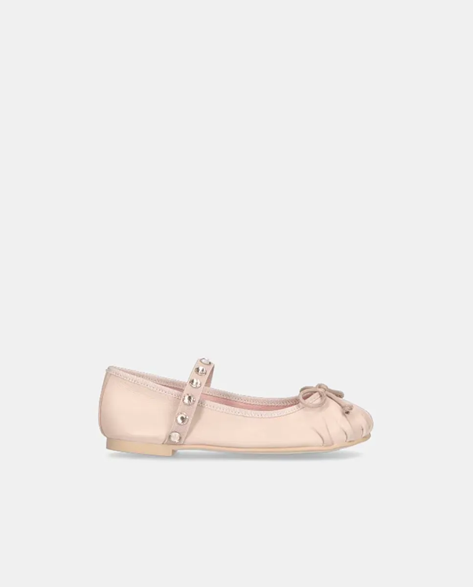 

Женские балетки Hannah цвета розовой наппы, макияж с кристаллами Сваровски Pretty Ballerinas, бежевый