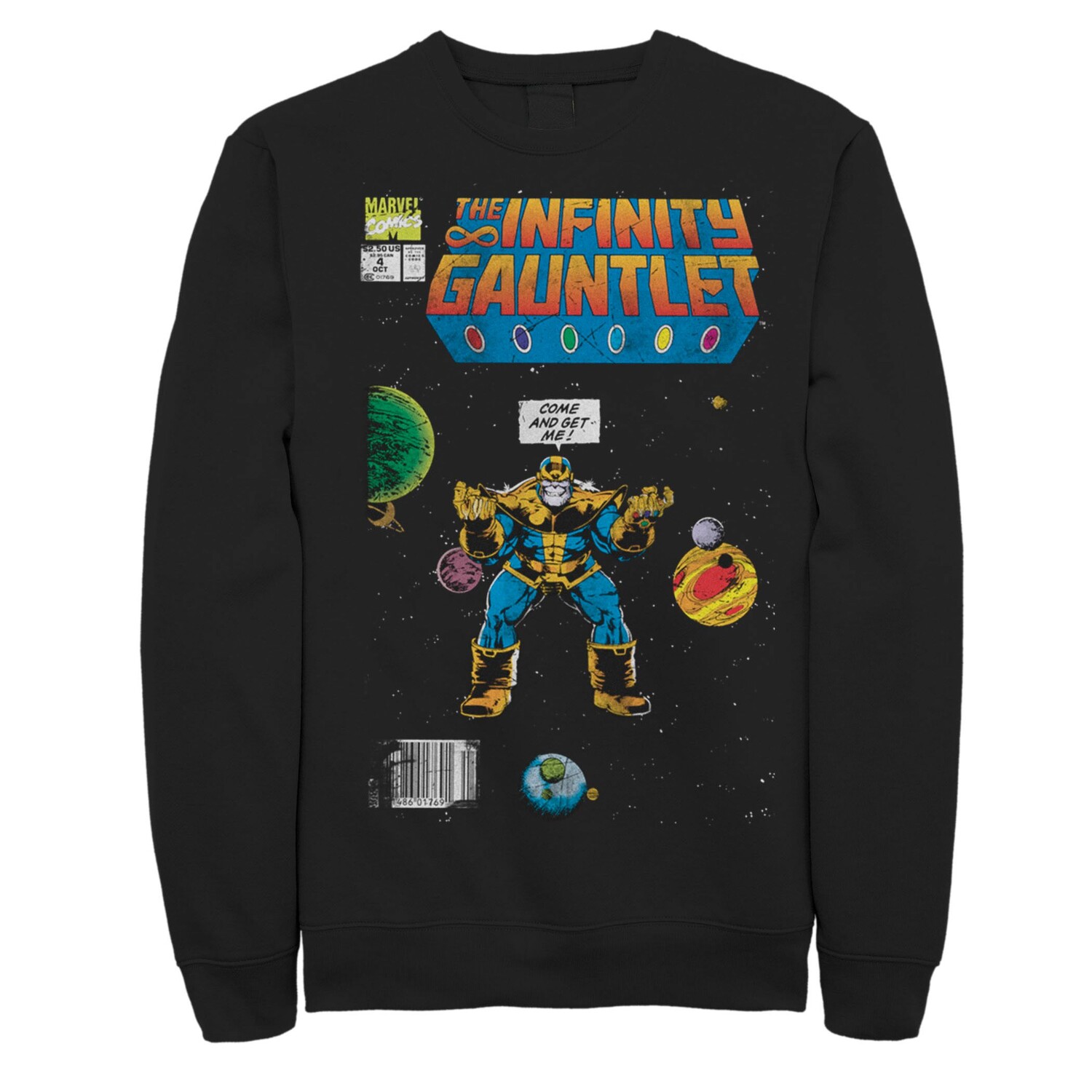 

Мужской флисовый пуловер с героями комиксов Marvel Thanos Infinity Gauntlet, Черный, Мужской флисовый пуловер с героями комиксов Marvel Thanos Infinity Gauntlet