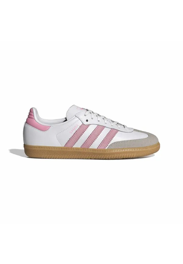 Кроссовки samba унисекс Adidas Originals, Ftwr White/Light Pink/Gum — фото 3