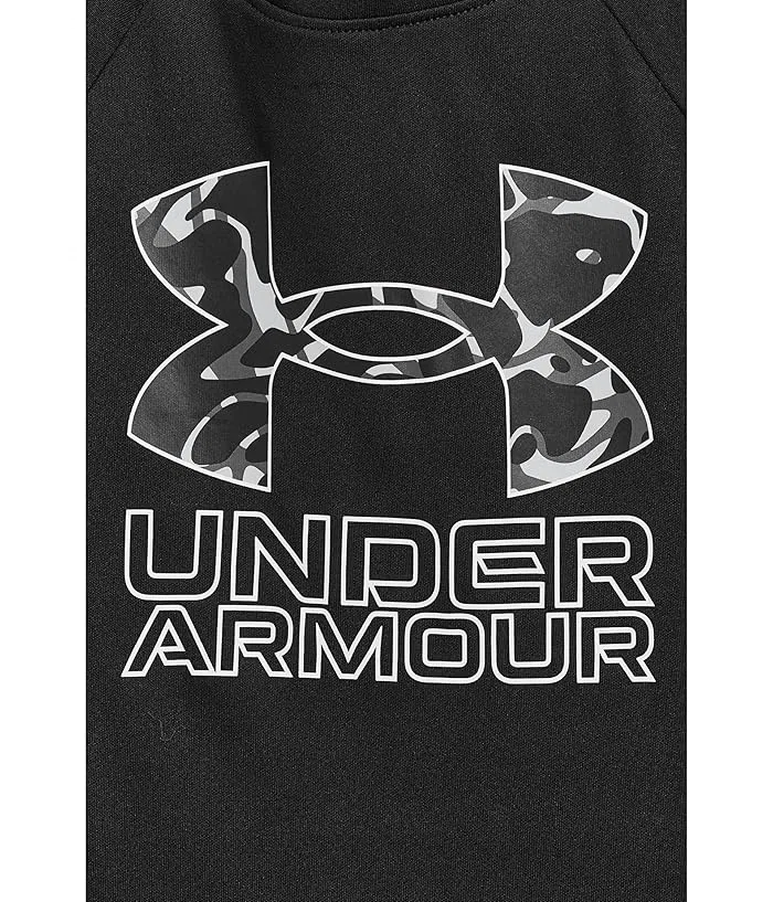 Футболка с принтом Tech Hybrid короткий рукав Under Armour Kids, Black — фото 3
