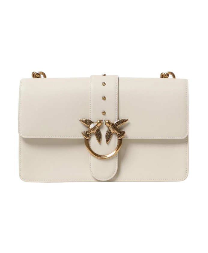 

Элегантная сумка через плечо "Влюбленные птички" Pinko, белый