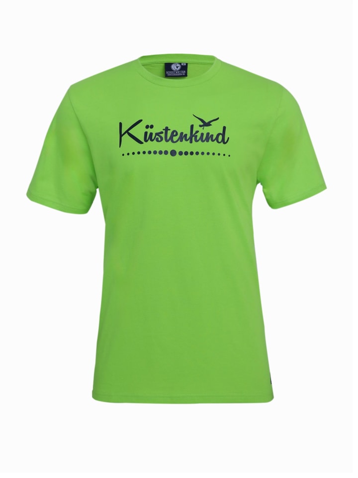 

Футболка SCHIETWETTER, цвет lime-navy