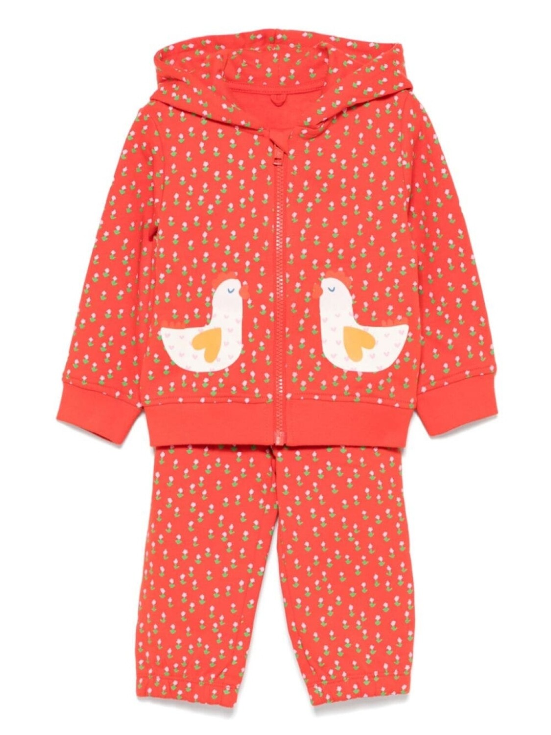 

Детский спортивный костюм с цветочным принтом Stella McCartney Stella Mccartney Kids, красный