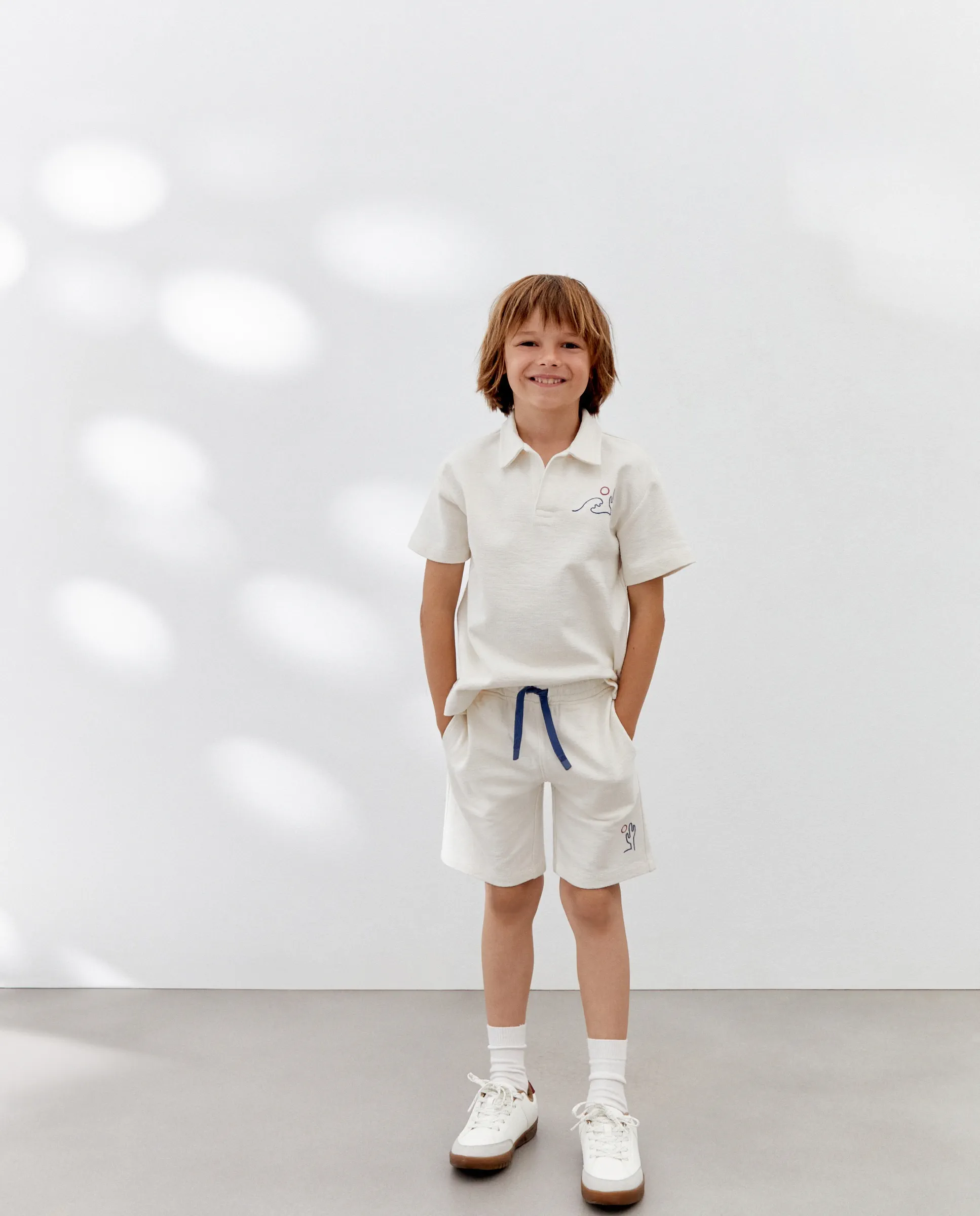 

Бермуды детские гладкие рифленые Kids El Corte Inglés, песочный