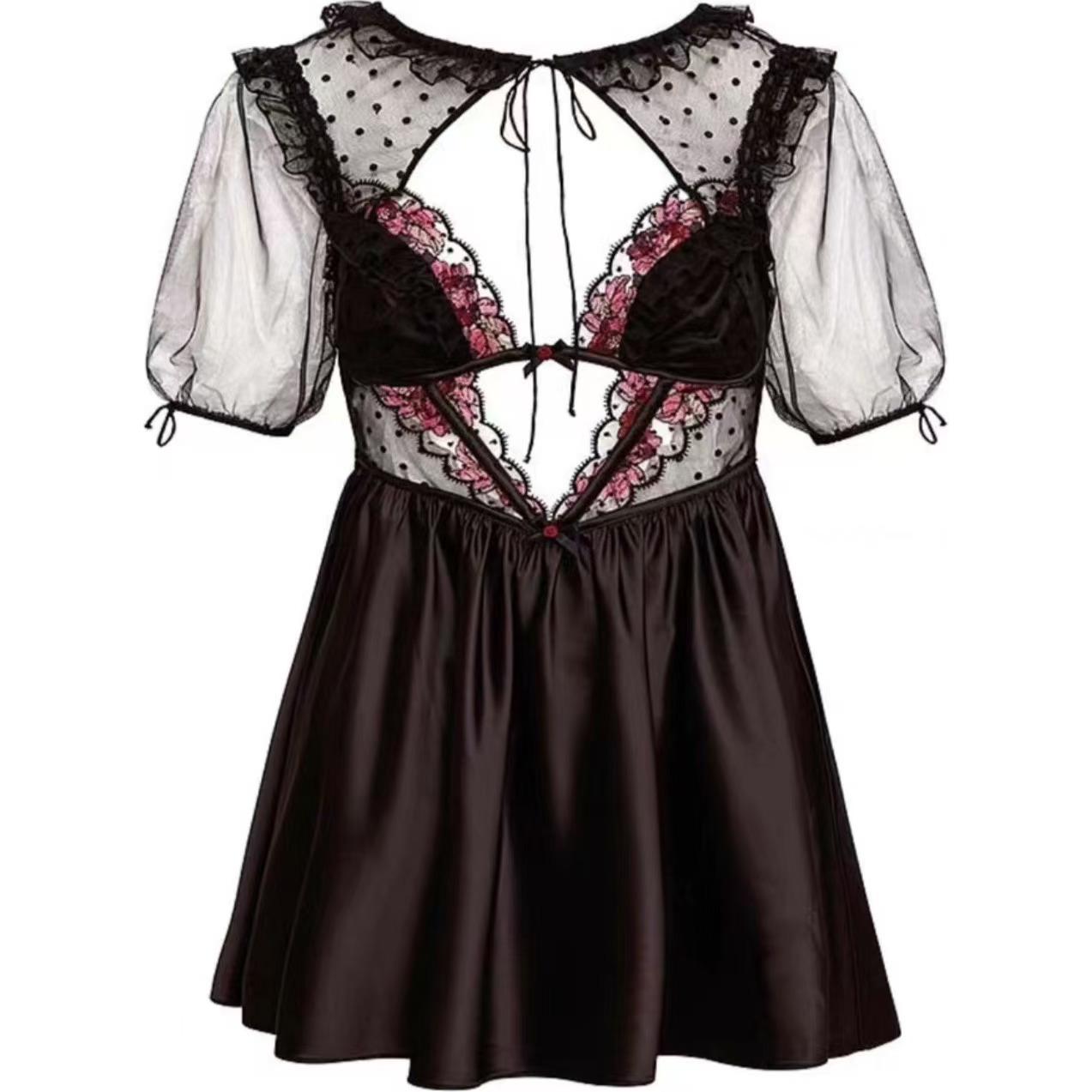 

Victoria's Secret X For Love And Lemons Nightgown Women's Black