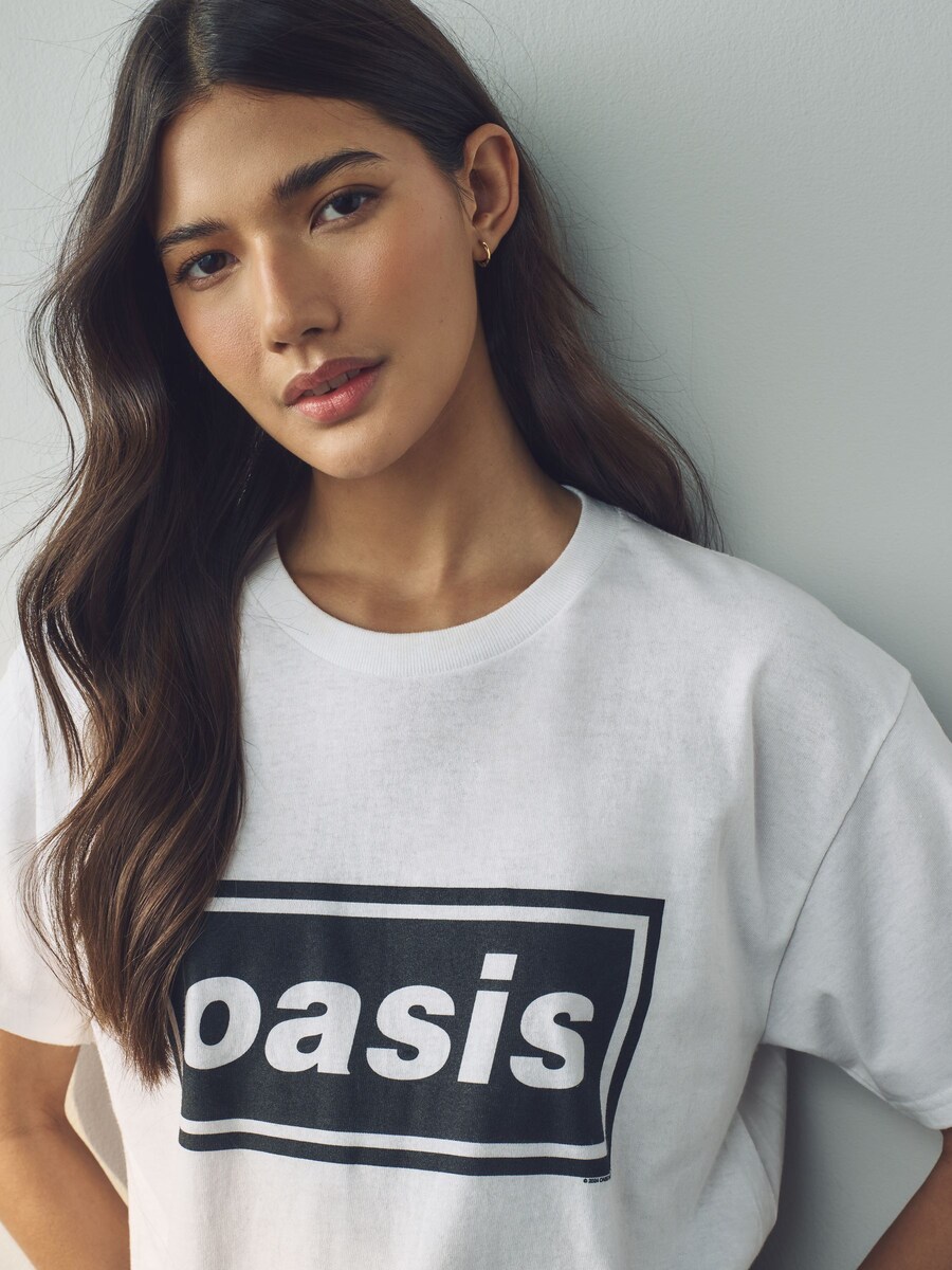 Рубашка Next Oasis Band, белый — фото 4