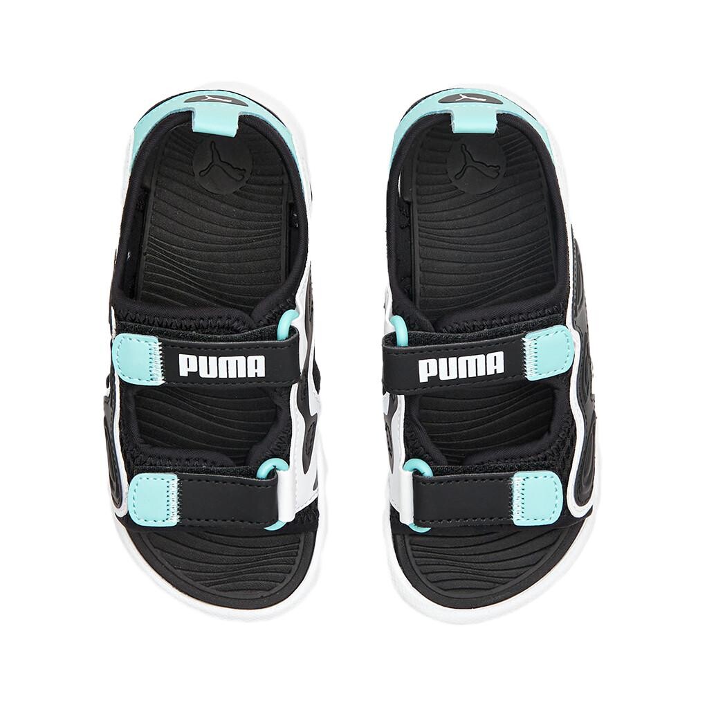 Детские сандалии EVOLVE PS Черный/синий/белый Puma, черный/синий — фото 3