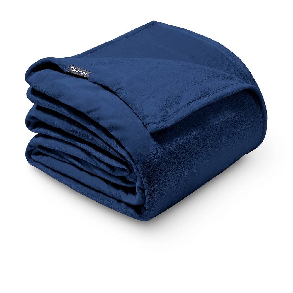 

Гигантское одеяло из микроплюша Bare Home, цвет Dark Blue