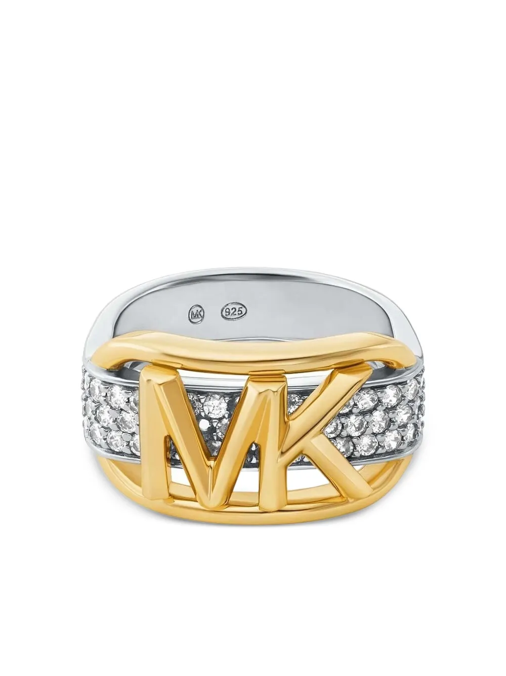 

Кольцо с логотипом MICHAEL KORS, серебряный