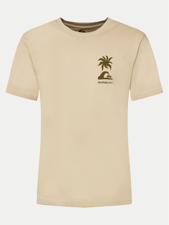 

Футболка стандартного кроя Quiksilver, бежевый