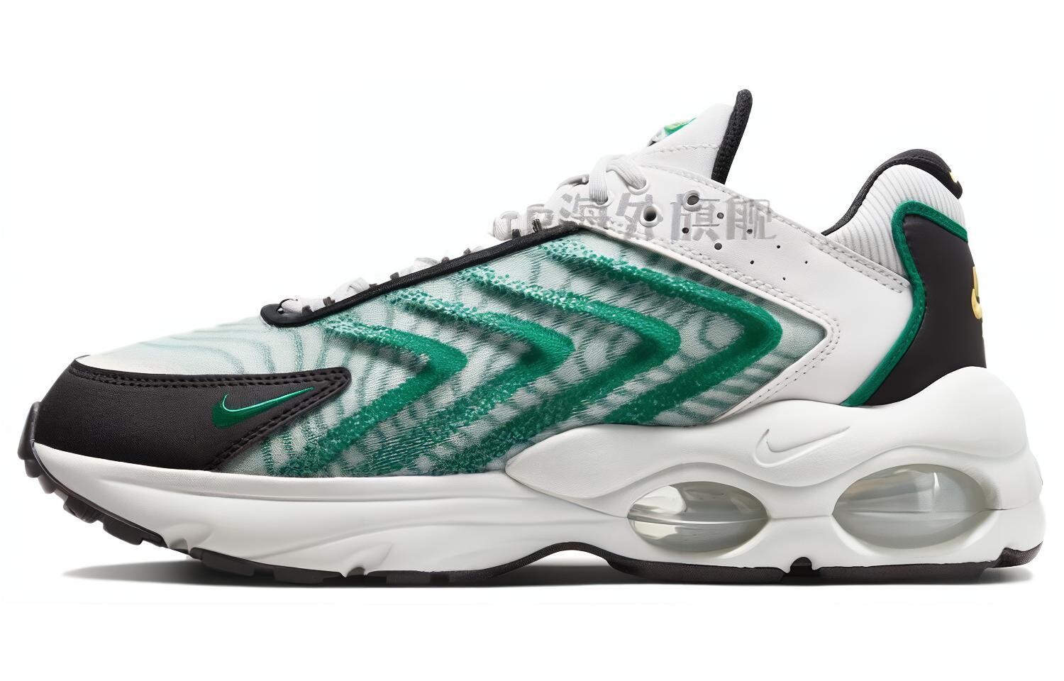 

Кроссовки Air Max TW для бега мужские с низким верхом, черный/белый/зеленый Nike