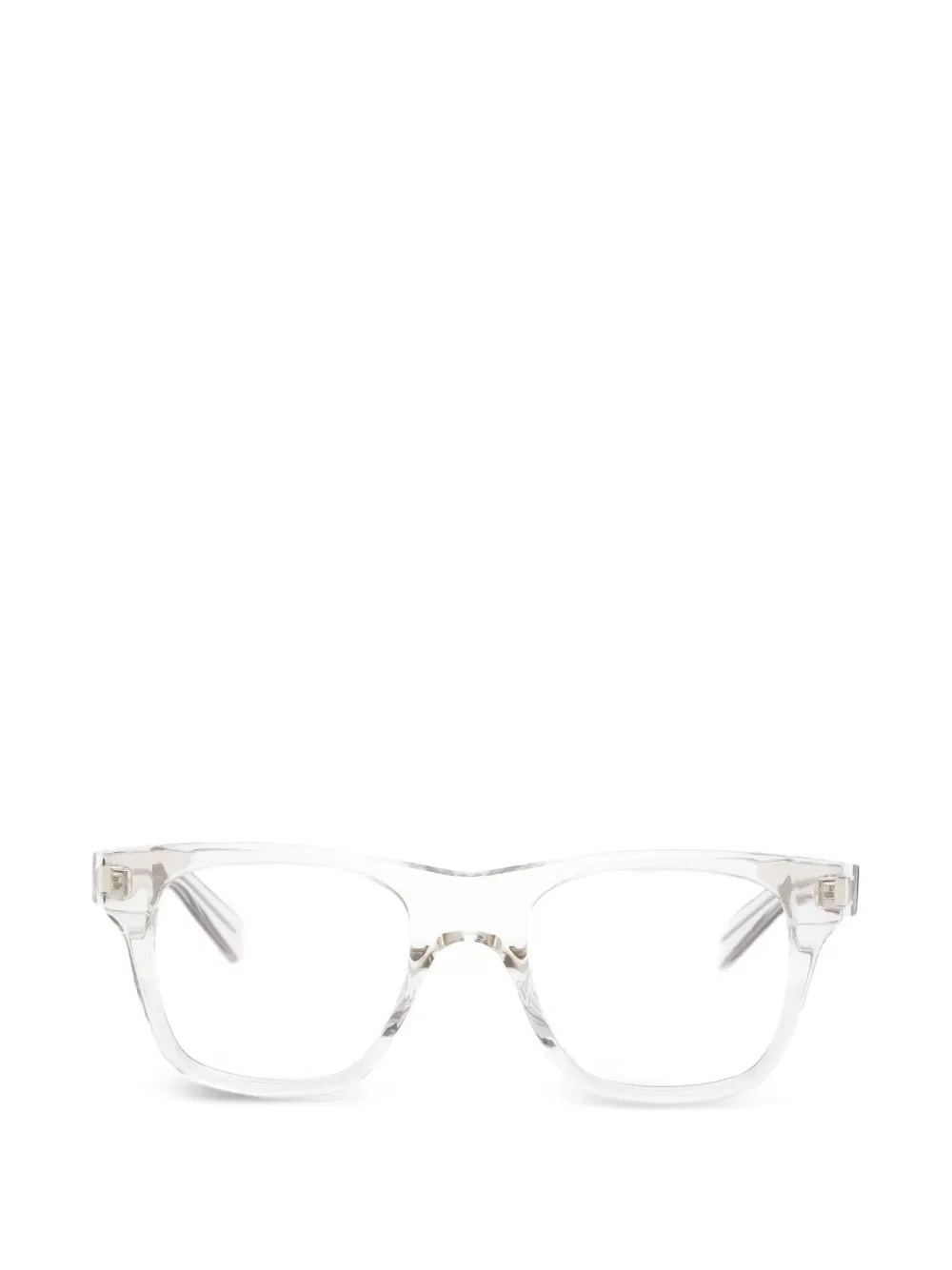 Очки в прямоугольной оправе Saint Laurent Eyewear, серый