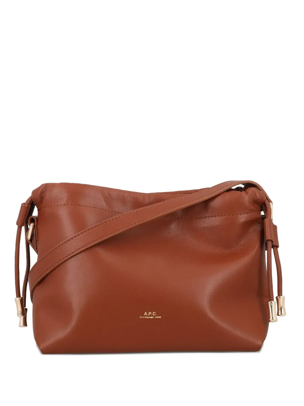 

Сумка-тоут с кулиской A.P.C., коричневый