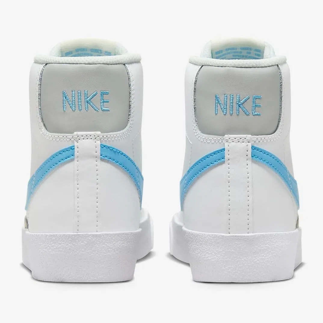 Детские кроссовки Nike Blazer Mid '77 (DA4086-114, Summit White/Photon Dust/White/Aquarius Blue) — фото 3