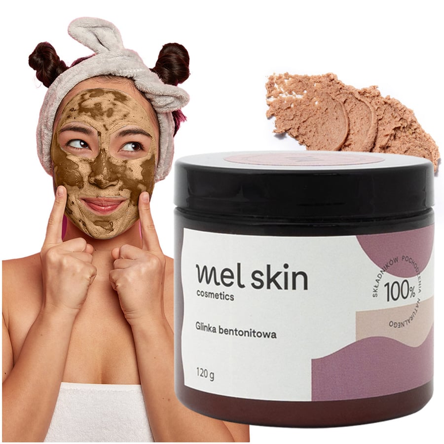 

Mel Skin, Очищающая бентонитовая глина, регулирующая секрецию кожного сала, 120 г Nutridome