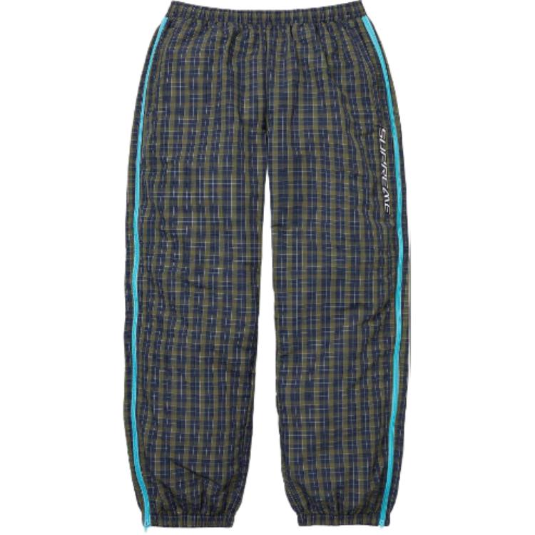 Утепленные брюки FW25 Plaid вязаные Supreme, черный — фото 3