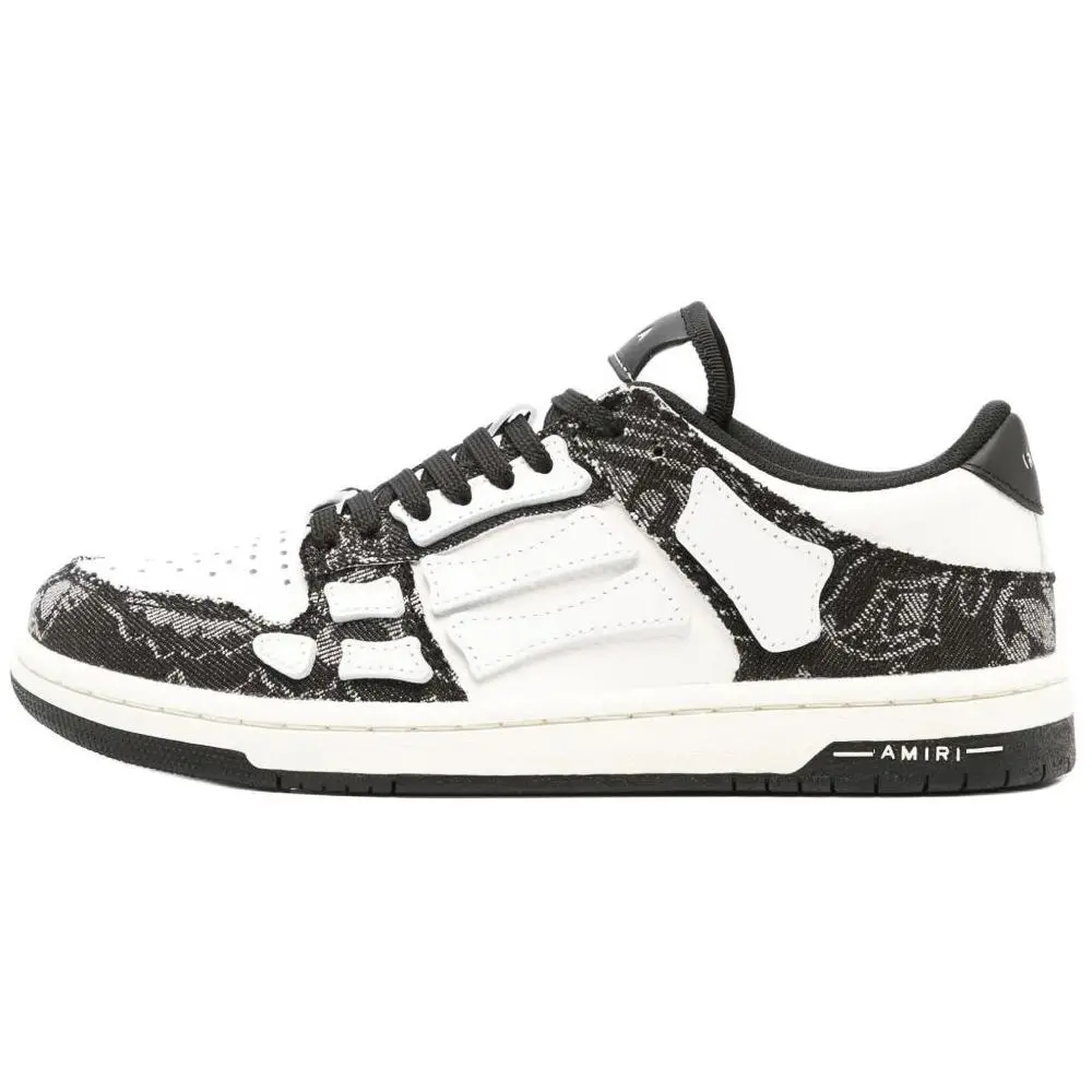 AMIRI Низкие кроссовки для скейтбординга Skel, женские, черно-белые
