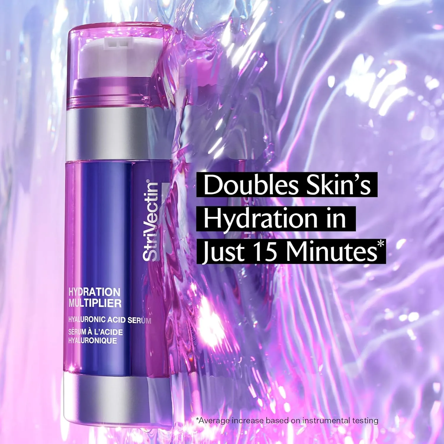 Сыворотка StriVectin Multi Action Hydration Multiplier с гиалуроновой кислотой, церамидами и пептидами для обезвоженной и сухой кожи. 56.70 г (2 шт.) — фото 2