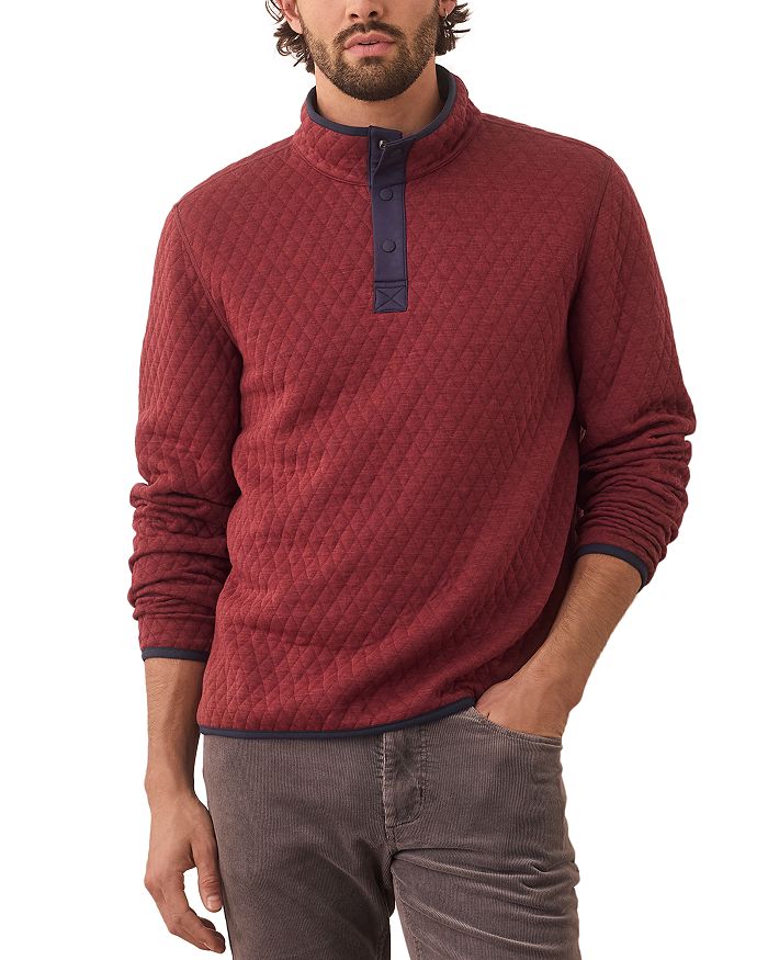 

Толстовка Corbet Reversible Quarter Snap Marine Layer, красный