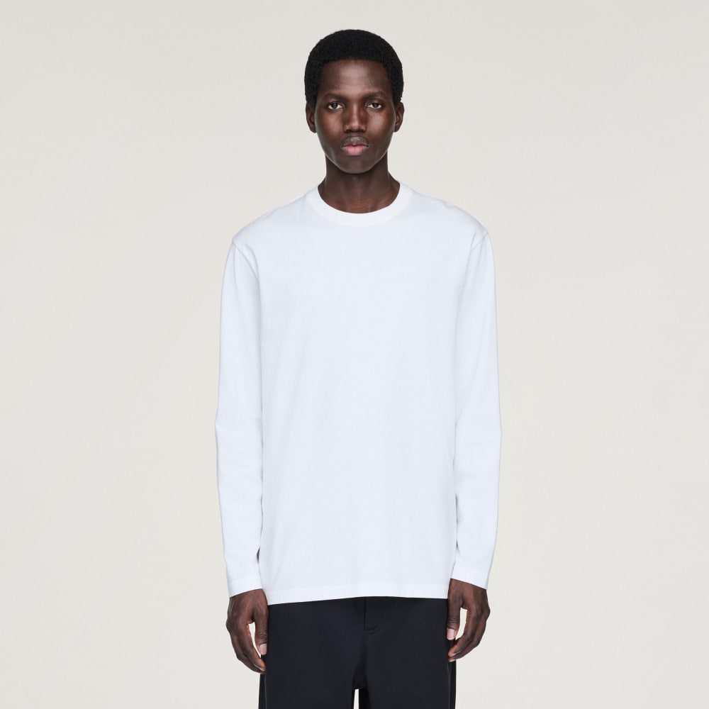 

Футболка Adidas Y-3 Graphic Long Sleeve Tee, цвет Core White