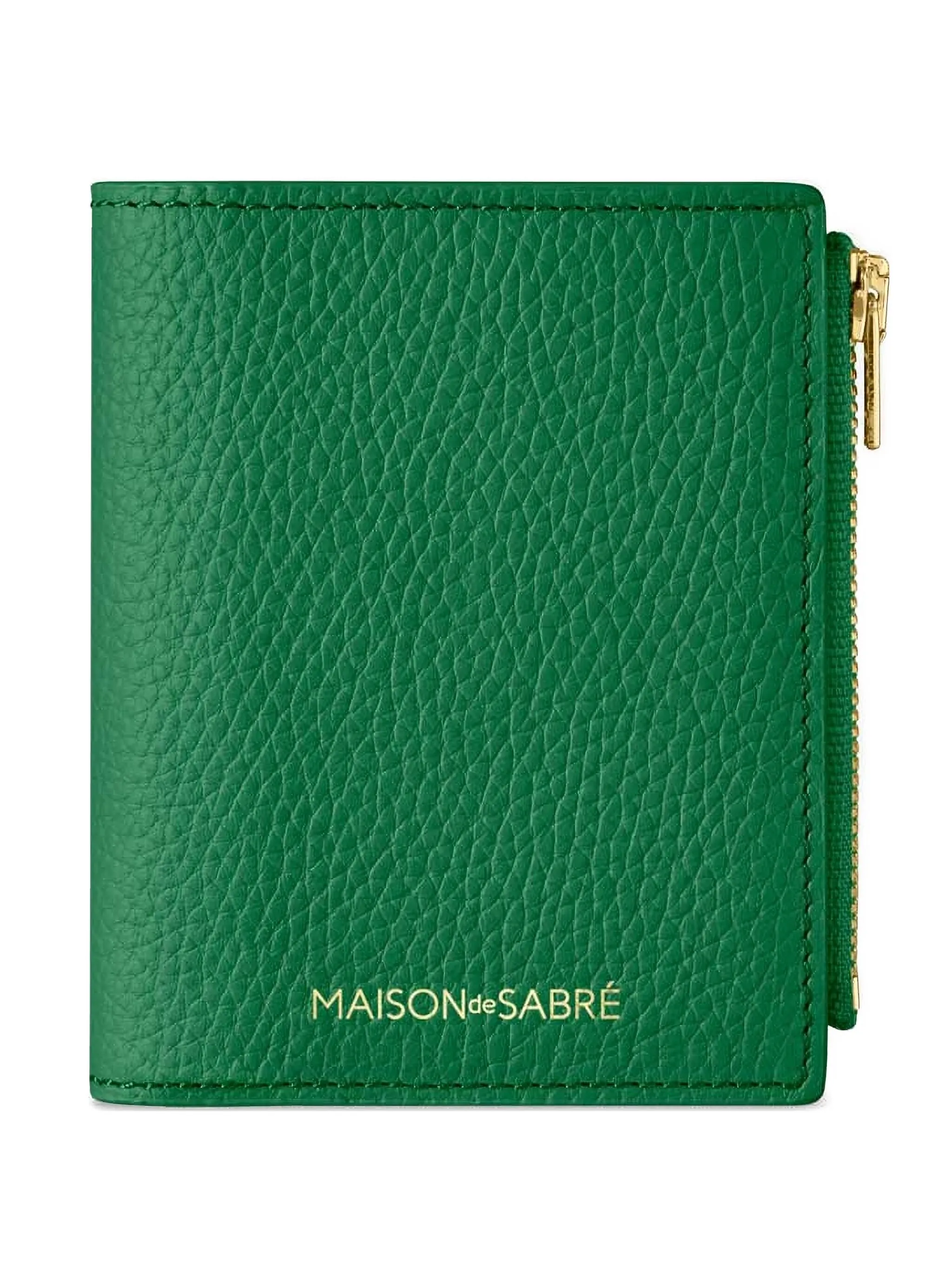 

Бумажник на молнии Maison De Sabré, зеленый