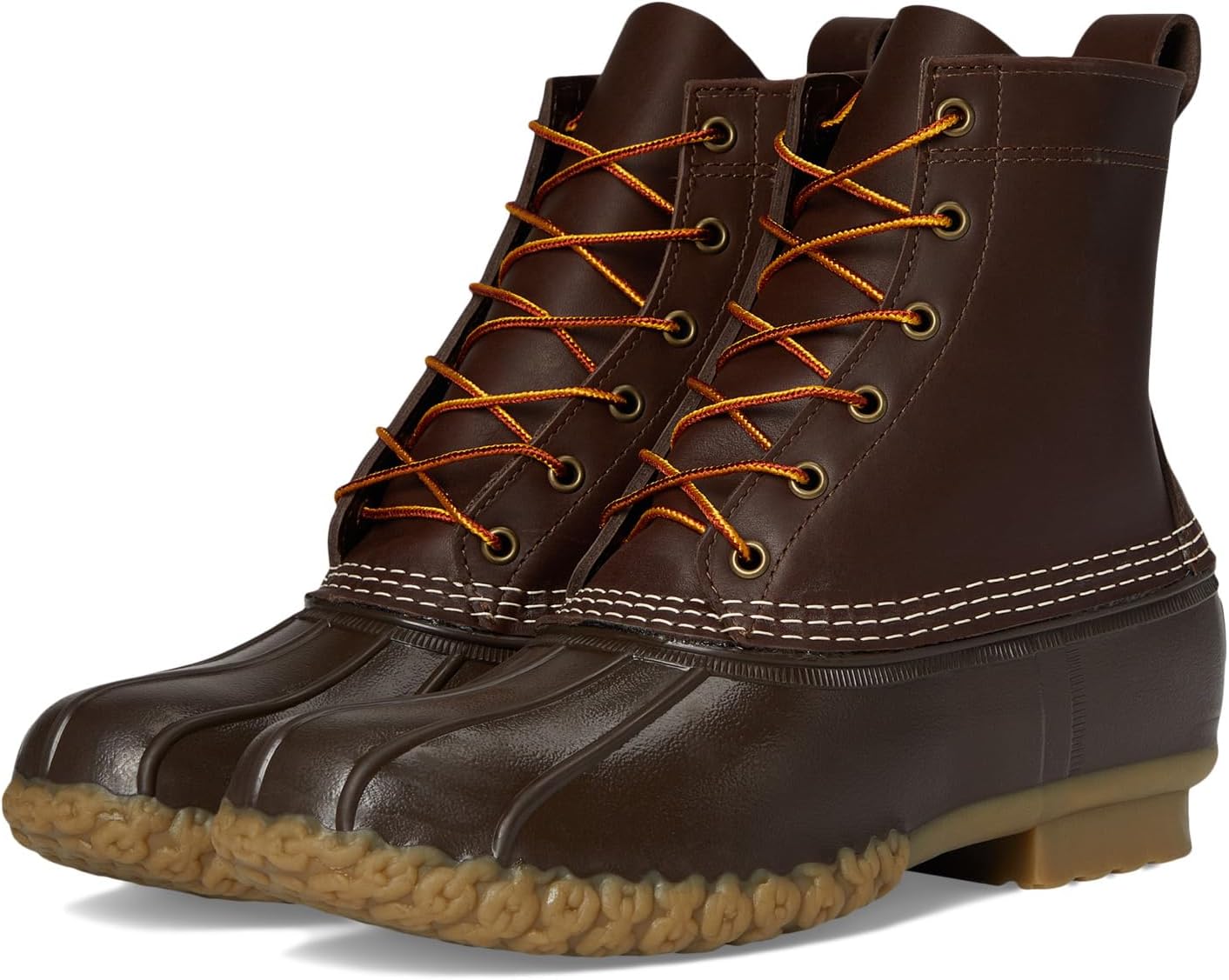 

Ботинки L.L.Bean 8" Bean Boots, цвет Brown/Tan Opaque