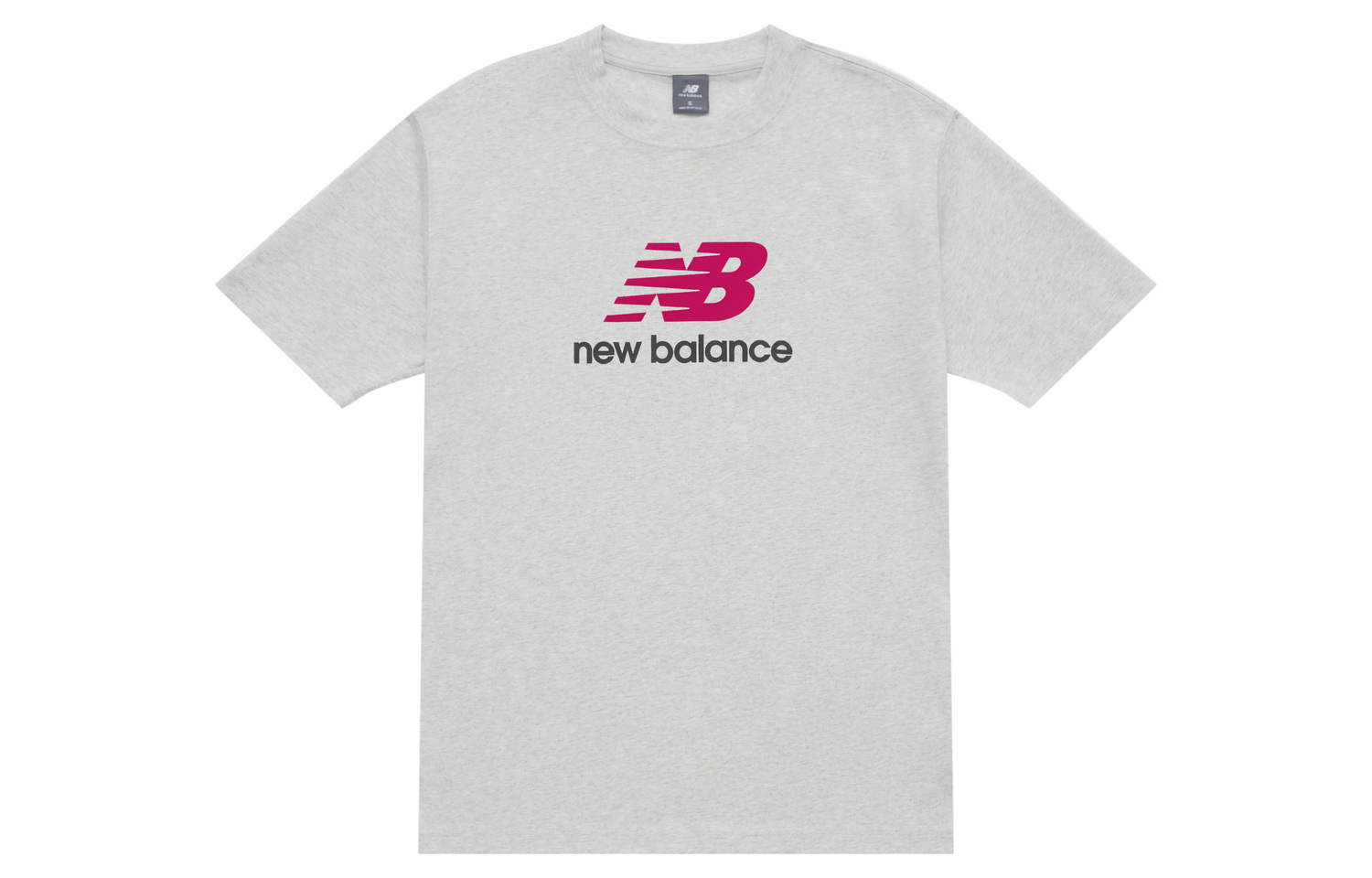 

Футболка с логотипом Athletics New Balance, светло-серый