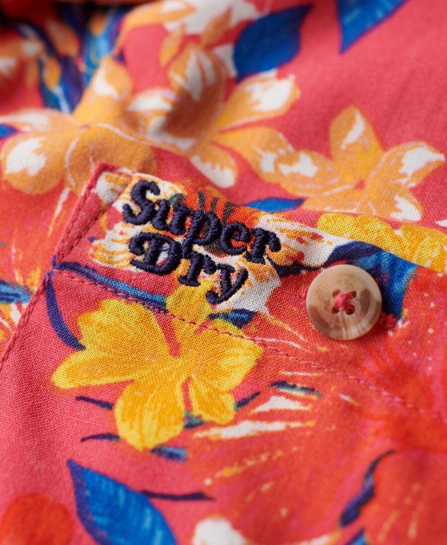 Блузка с коротким рукавом Superdry Blouse Beach Resort, разноцветный — фото 3
