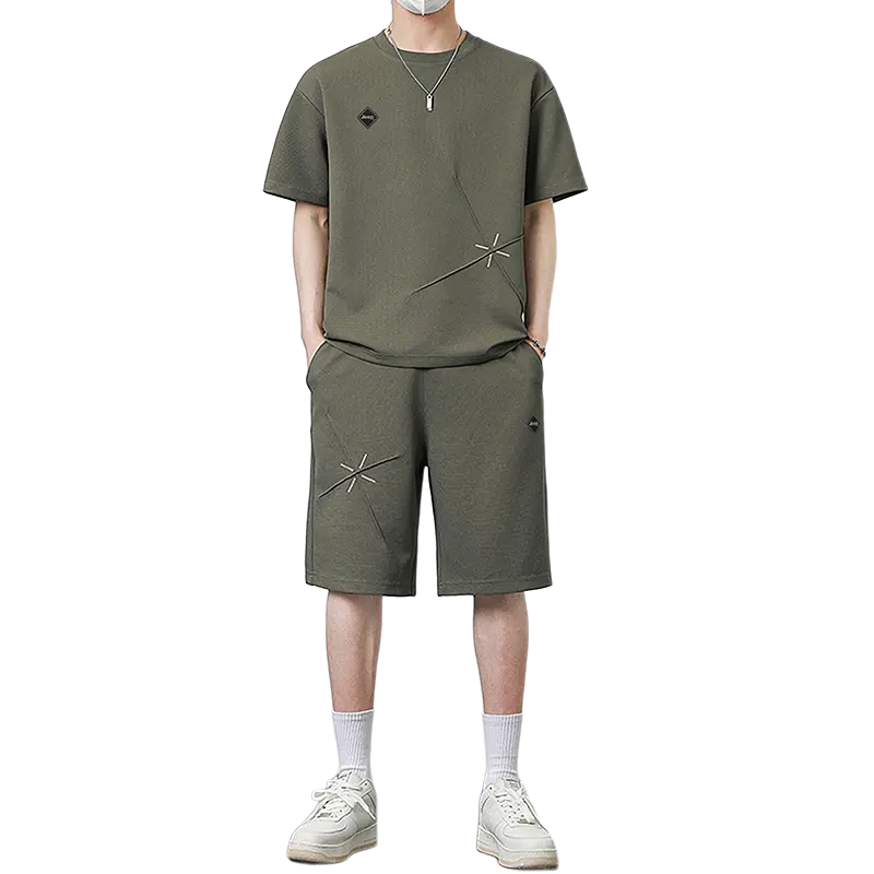 

Спортивный сет Casual Unisex из двух предметов Jeep, oil зеленый