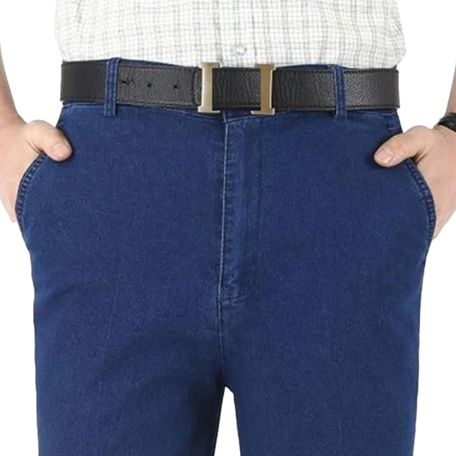 Джинсы свободные Comfort Flex, Medium Blue — фото 2