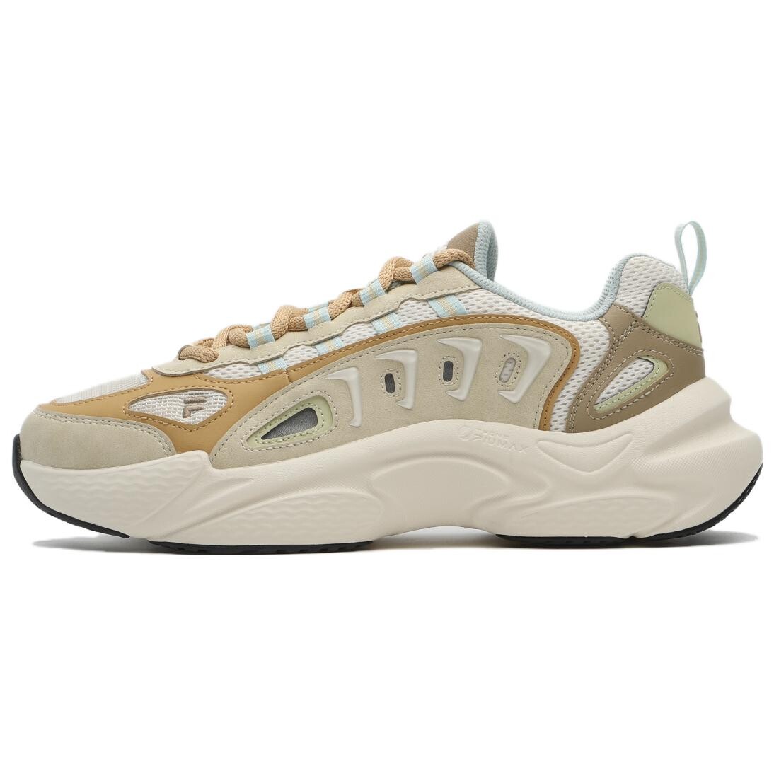 

Кроссовки FILA FUSION SKY TRAIL DX Fishbone Head Chunky Sneakers Men Low-top Yellow, цвет Off White, Белый, Кроссовки FILA FUSION SKY TRAIL DX Fishbone Head Chunky Sneakers Men Low-top Yellow, цвет Off White