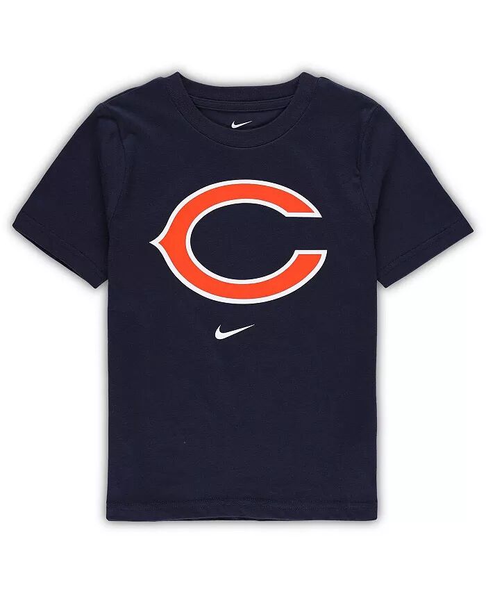 

Футболка с надписью Little Boys Navy Chicago Bears Team Nike