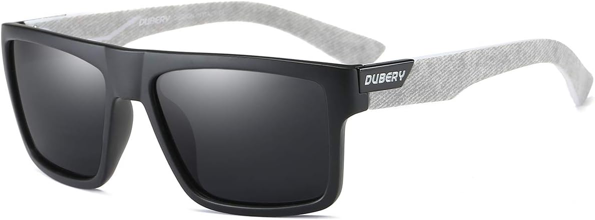 

Ретро поляризованные солнцезащитные очки для мужчин и женщин. Классические винтажные квадратные солнцезащитные очки с защитой UV400, цвет D918 Tramean, Black&grey/Black