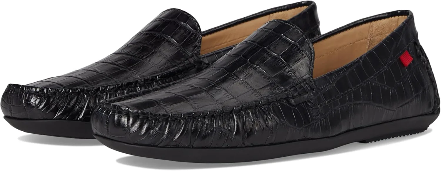 Мужские лоферы Marc Joseph New York из натуральной кожи, сделаны в Бразилии, модель Broadway, черный — фото 2