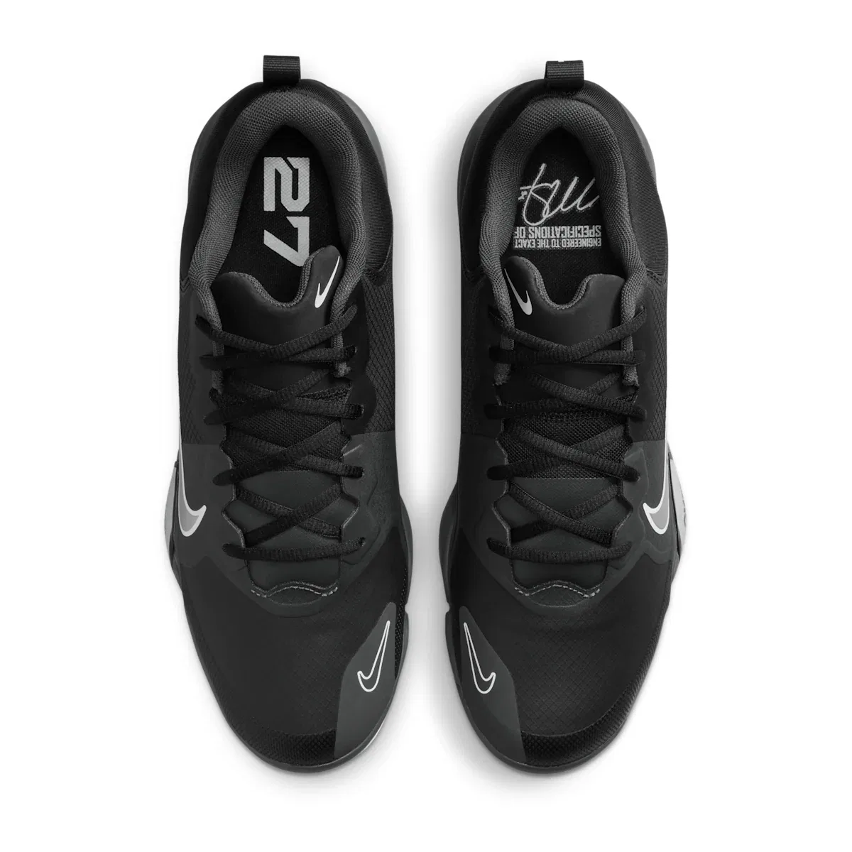 Мужские бейсбольные бутсы Force Zoom Trout 9 Pro Nike, черный — фото 4