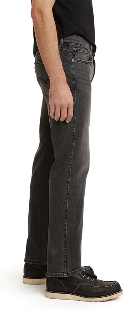 

Мужские джинсы Levi's 514 прямого кроя (также доступны в размерах для больших и высоких женщин), Midnight Worn - Black (Advanced Stretch)