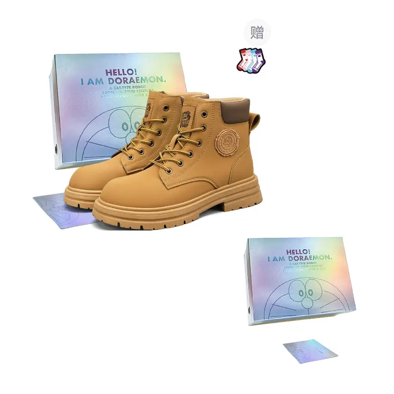 

Doraemon Дораэмон/Мартин Боутс Унисекс Сандалвуд Браун/Кофе Браун - Сандалвуд Браун 20[Коробка]+Модные Носки, цвет Sandalwood Brown 20[Box]+Trendy Socks