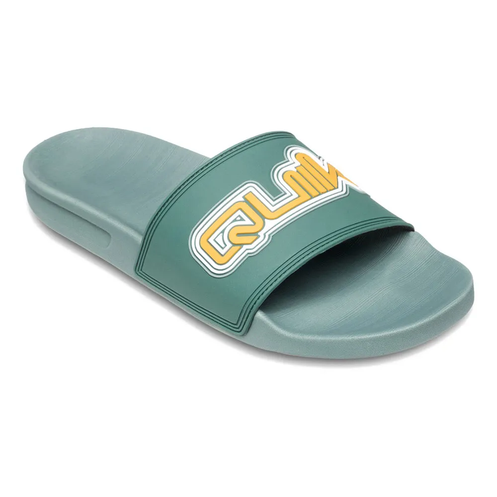 

Шлепанцы Quiksilver Rivi Wordmark Ii, зеленый