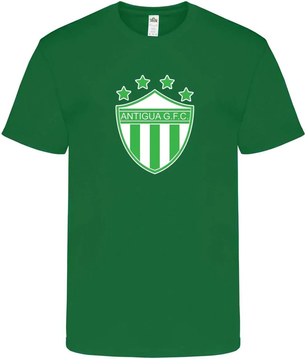 Футболка Antigua GFC Guatemala для мужчин – 100% хлопок, короткий рукав, круглый вырез, фанатская футболка (разные цвета)