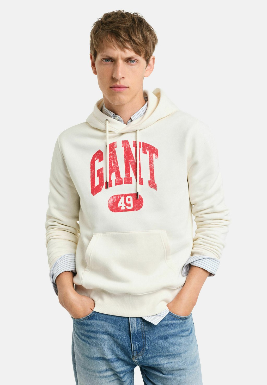 

Толстовка SEASONAL GRAPHIC GANT, молочный