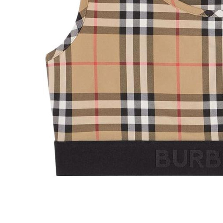 Жилет Burberry женский, нейлон, коричневый — фото 3