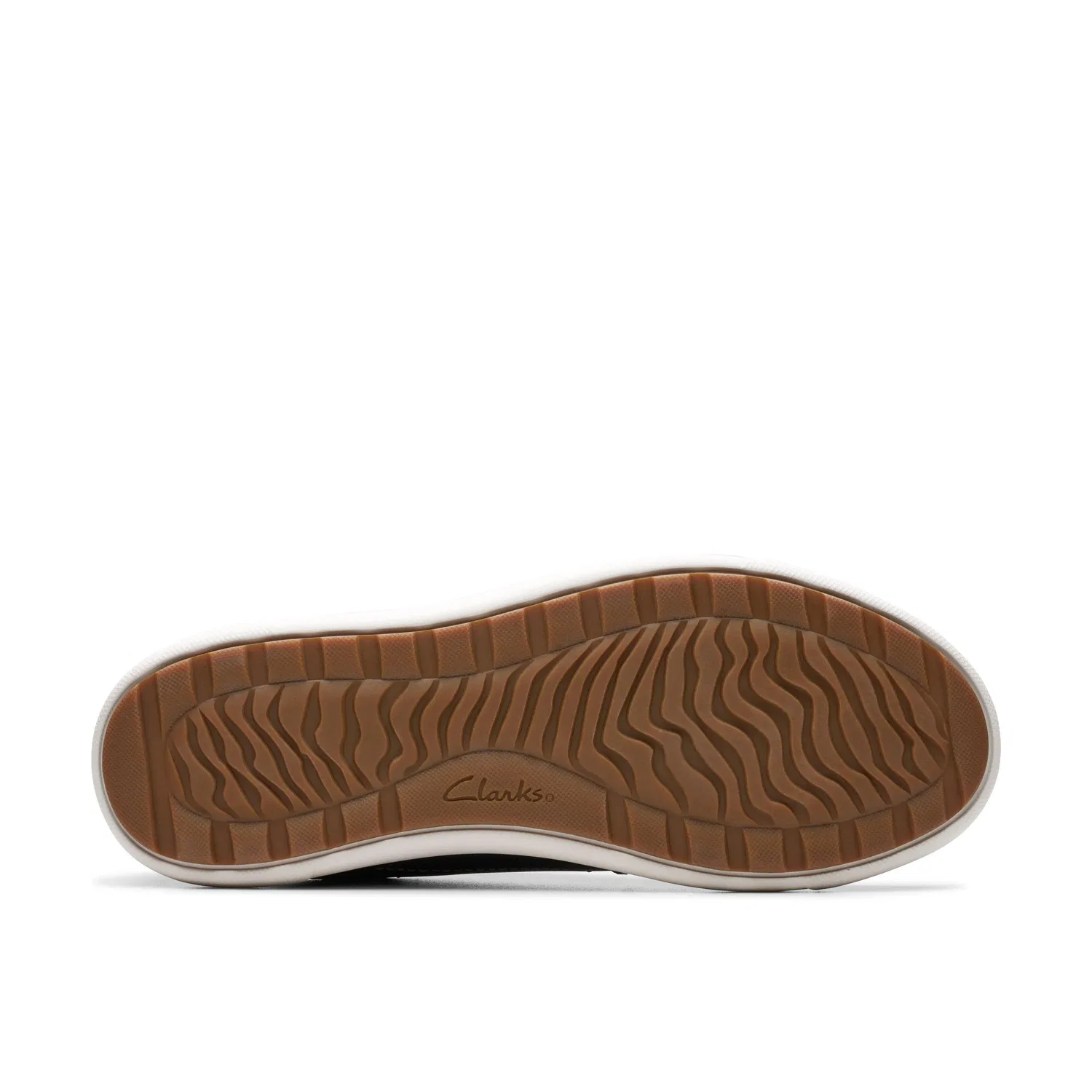 Кроссовки на шнуровке кожаные Clarks, синий — фото 3