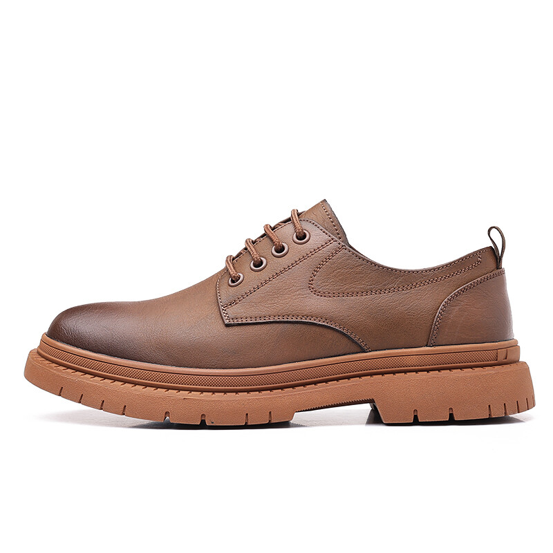 Туфли мужские Men"s Casual Men Low-Top Shanpijiang, коричневый — фото 2