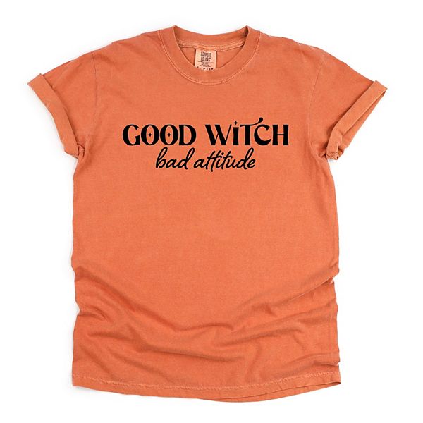 

Футболка Good witch bad attitude garment dyed Simply Sage Market, Yam, Зеленый, Футболка Good witch bad attitude garment dyed Simply Sage Market, Yam