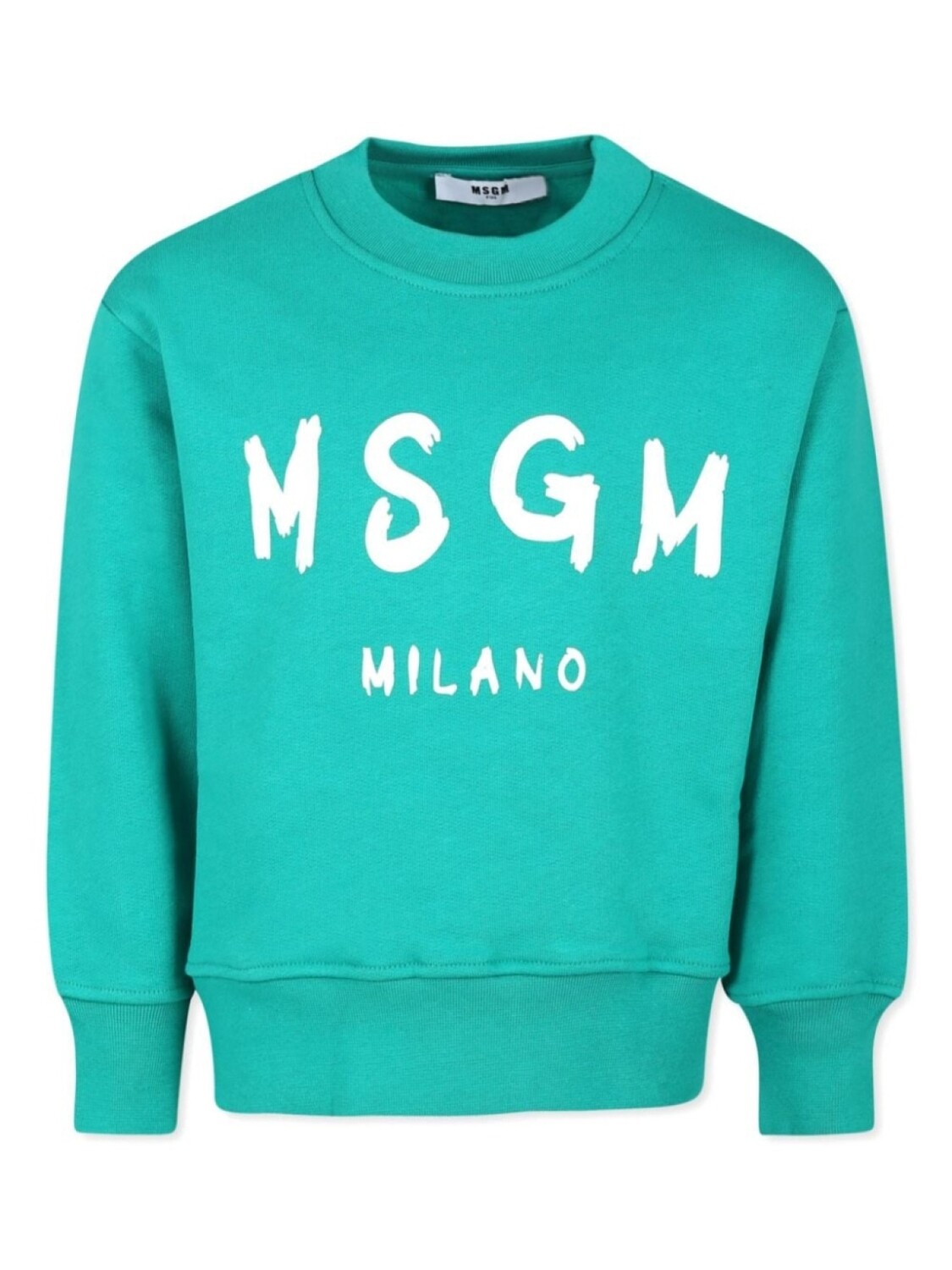 

MSGM Kids толстовка с логотипом, зеленый