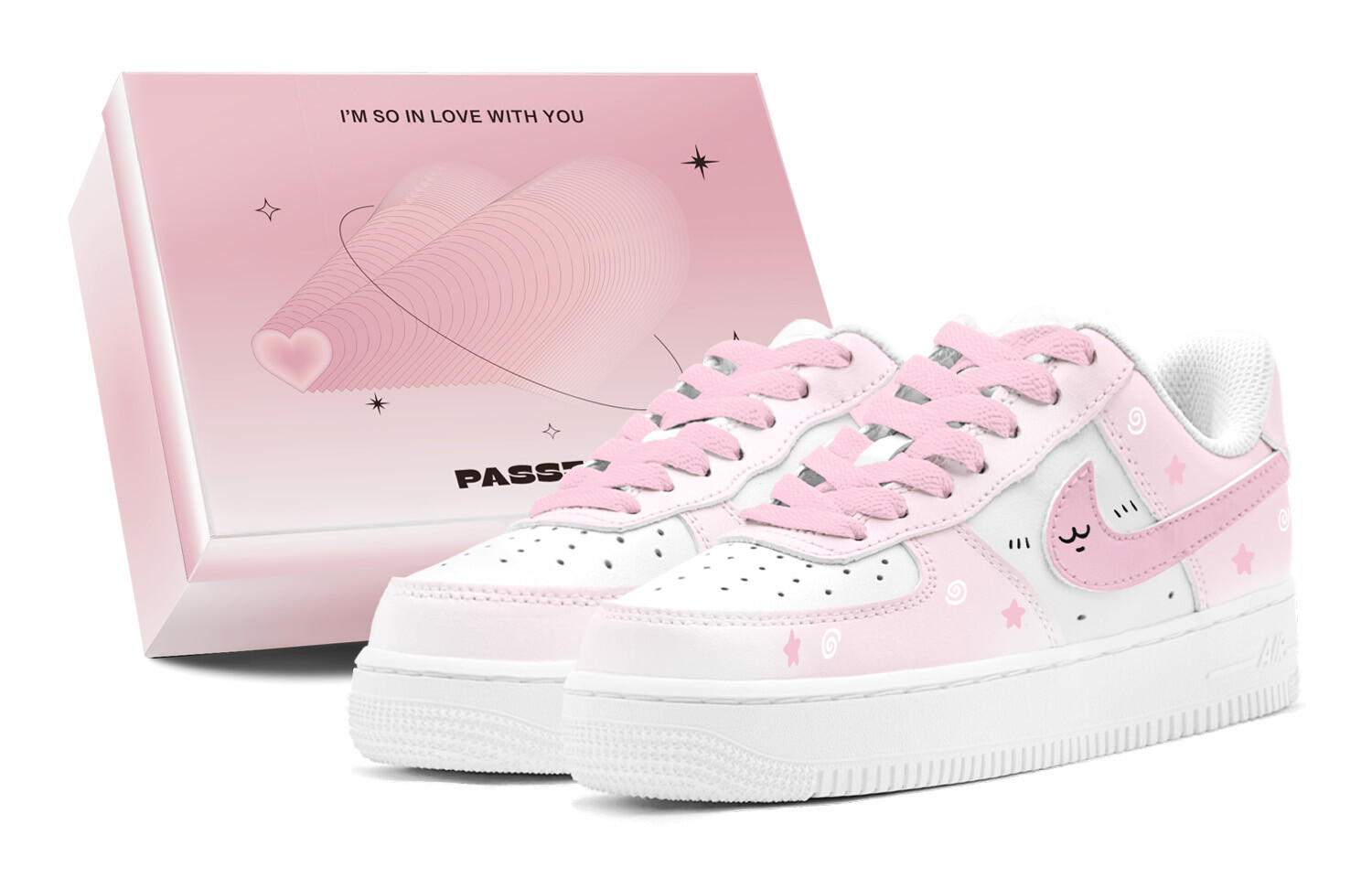 

Обувь для скейтбординга Air Force 1 для детей, начальная школа Nike, розовый