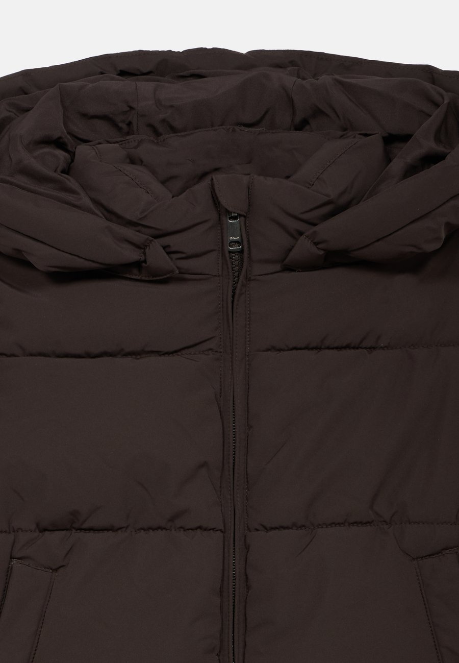 Зимняя куртка ONLY GIRLS KOGJUTA LIFE SHORT PUFFER, Chocolate Torte/Dark Brown — фото 4