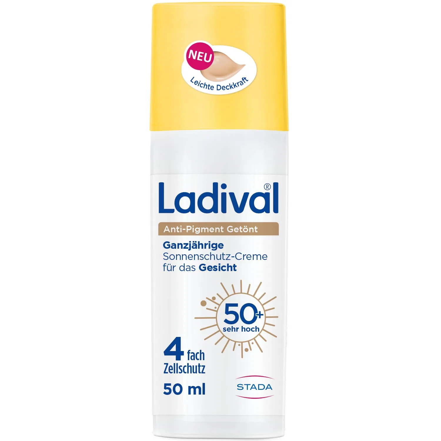 Тонирующий солнцезащитный крем для лица «Anti-Pigment Tinted Sun Cream» SPF 50+ от Ladival Ladival