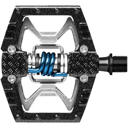 

Doubleshot 2 педали Crank Brothers, цвет Black/Raw/Blue, Серый, Doubleshot 2 педали Crank Brothers, цвет Black/Raw/Blue