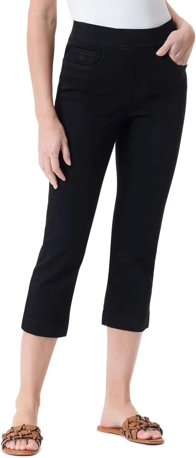 

Gloria Vanderbilt Women's Amanda Pull on Capri Standard